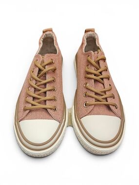 Very G Driana Rust Canvas Sneakers Shoes Size 6.5